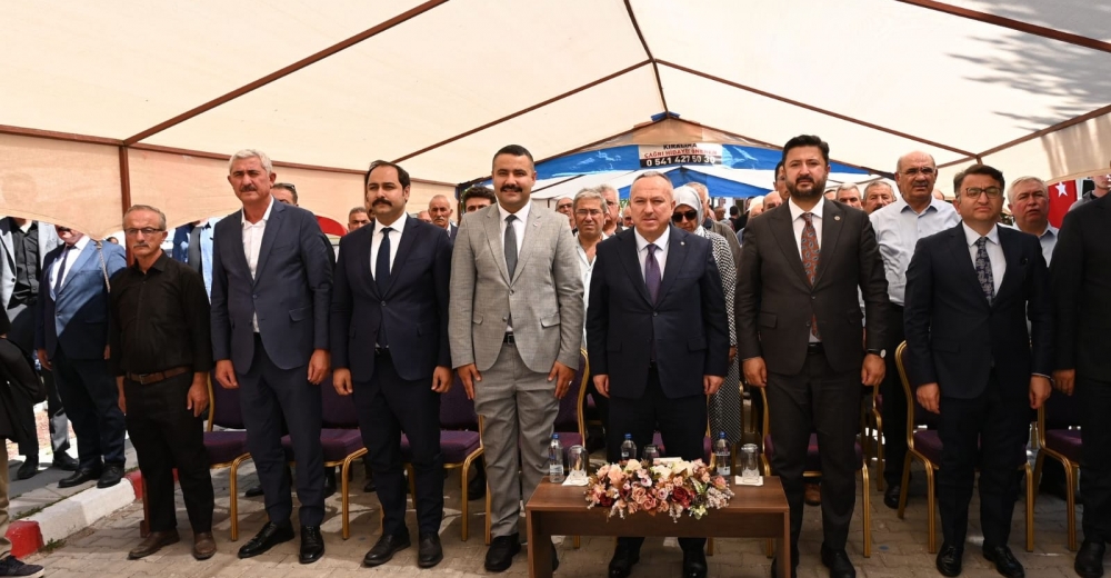 ŞANTİYE AÇILIŞI VE KAYMAKAMIMIZIN VEDASI