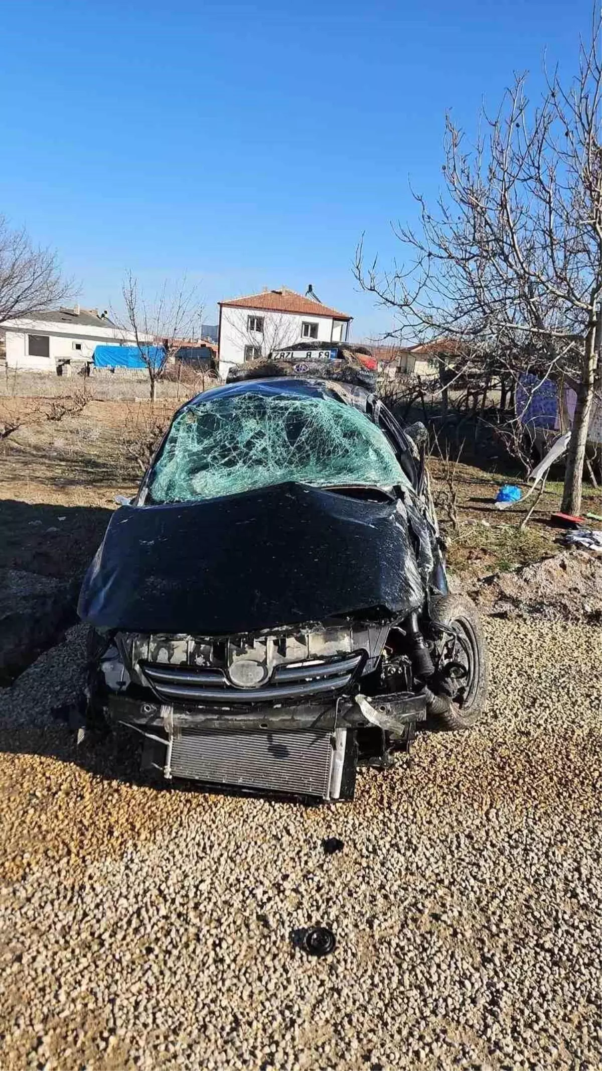 Nevşehir'de Takla Atan Otomobilde Sürücü Hayatını Kaybetti