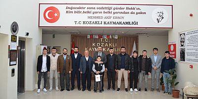 KOZAKLILI GENÇ HAFIZIN ZİYARETİ 