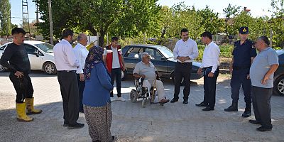 YANAN EVİN İNŞASI DEVAM EDİYOR 